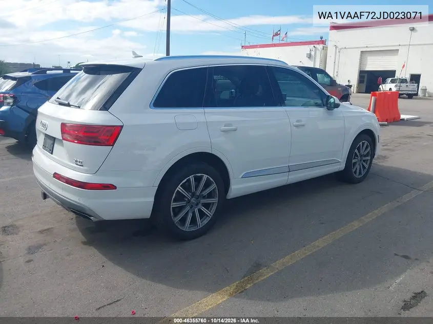2018 AUDI Q7 VIN WA1VAAF72JD023071 — фото 4