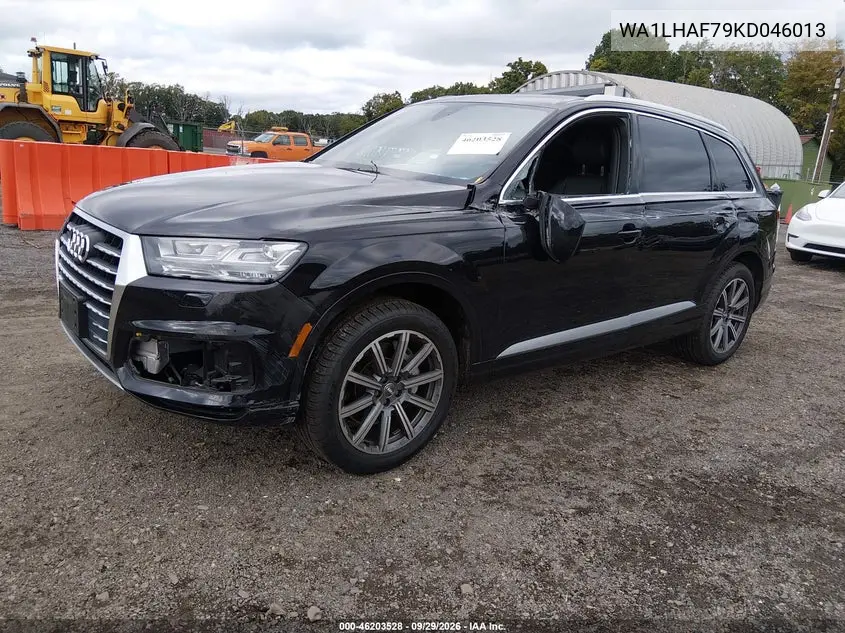 2019 AUDI Q7 VIN WA1LHAF79KD046013 — фото 2