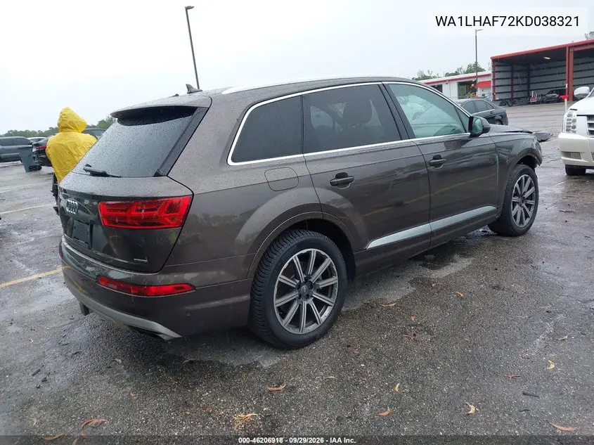2019 AUDI Q7 VIN WA1LHAF72KD038321 — фото 4