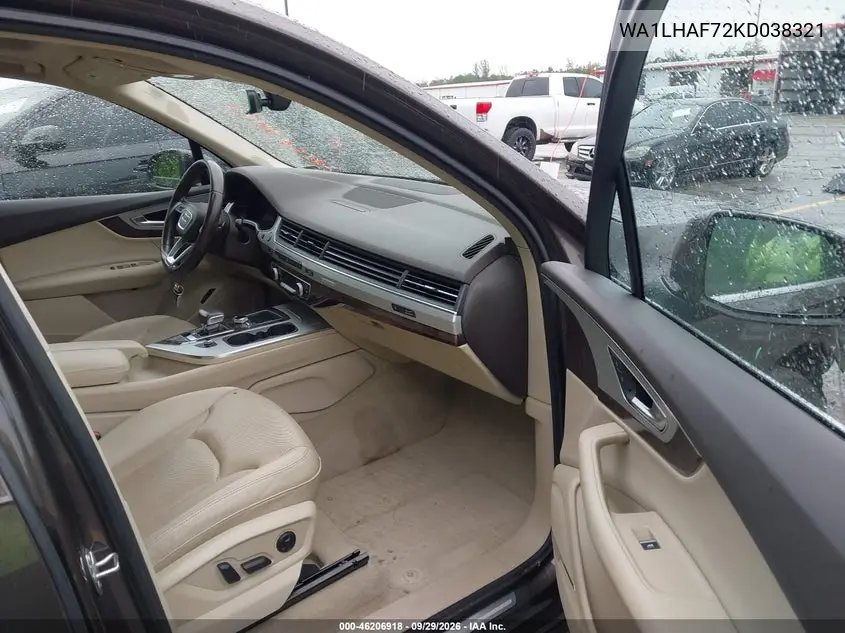 2019 AUDI Q7 VIN WA1LHAF72KD038321 — фото 5