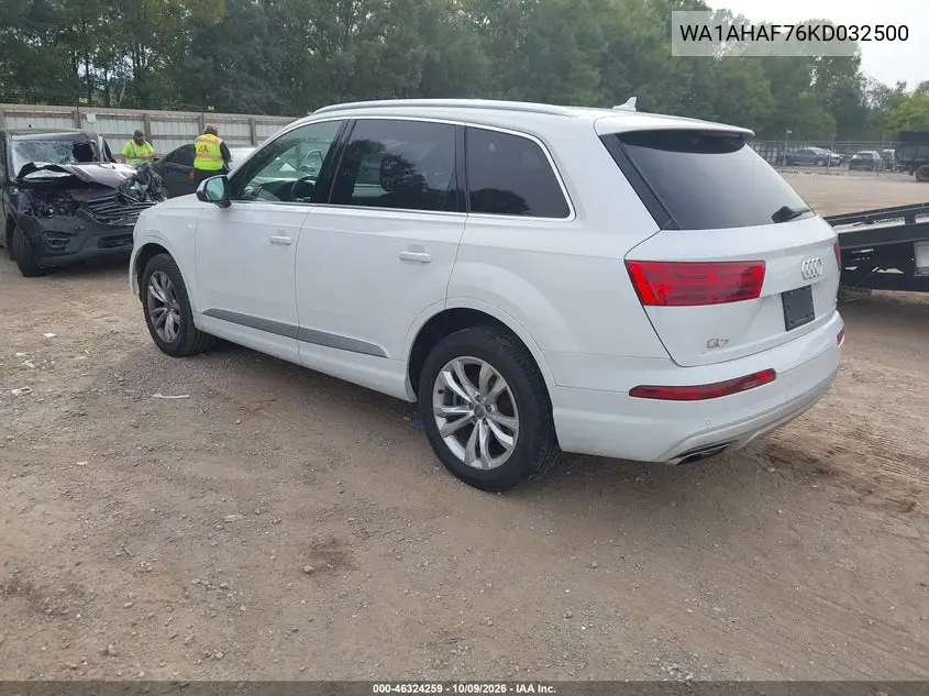 2019 AUDI Q7 VIN WA1AHAF76KD032500 — фото 3