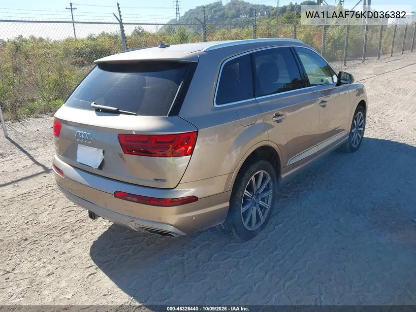 2019 AUDI Q7 VIN WA1LAAF76KD036382 — фото 4