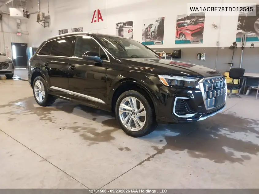 AUDI Q7 2026, VIN WA1ACBF78TD012545