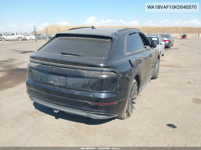 2019 AUDI Q8 VIN WA1BVAF10KD040570 — фото 4