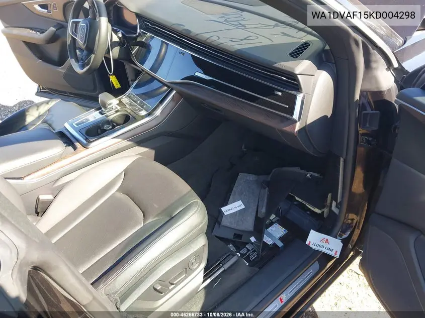 2019 AUDI Q8 VIN WA1DVAF15KD004298 — фото 5