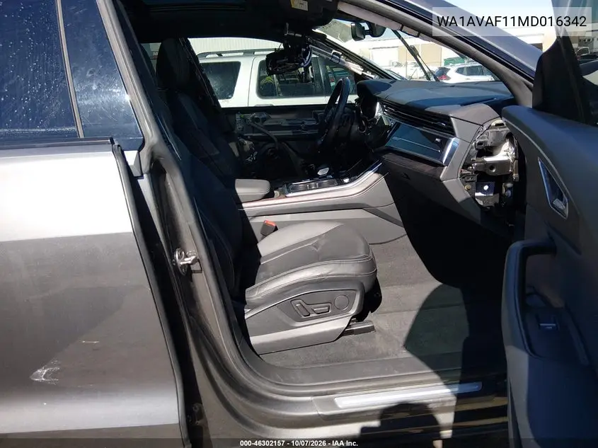 2021 AUDI Q8 VIN WA1AVAF11MD016342 — фото 5
