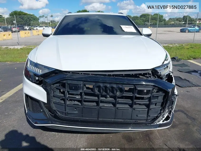 2022 AUDI Q8 VIN WA1EVBF15ND027885 — фото 11