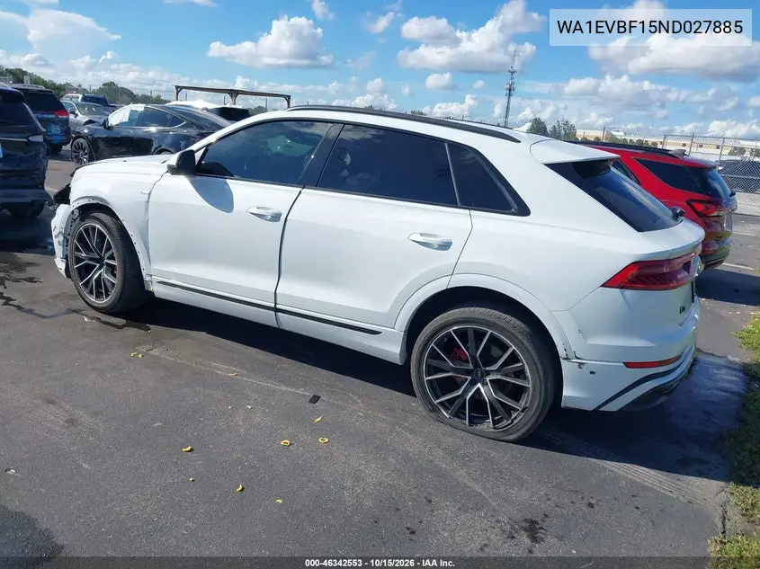 2022 AUDI Q8 VIN WA1EVBF15ND027885 — фото 3
