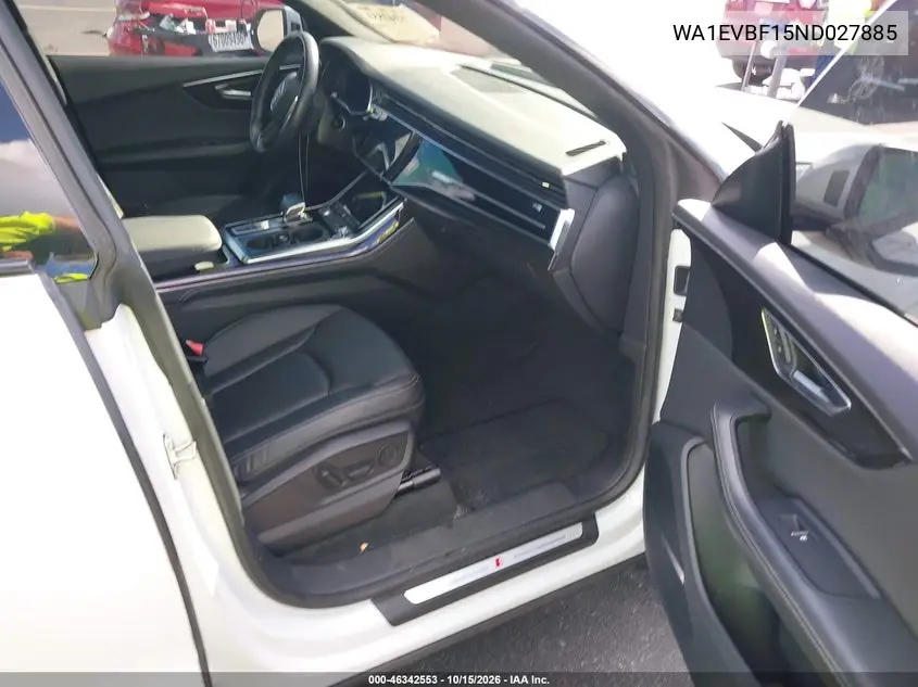 2022 AUDI Q8 VIN WA1EVBF15ND027885 — фото 5