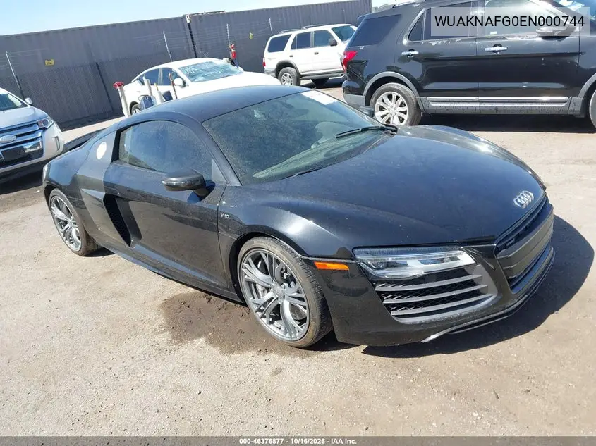 AUDI R8 2014, VIN WUAKNAFG0EN000744