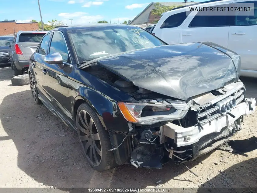 AUDI S3 2015, VIN WAUFFRFF5F1074183