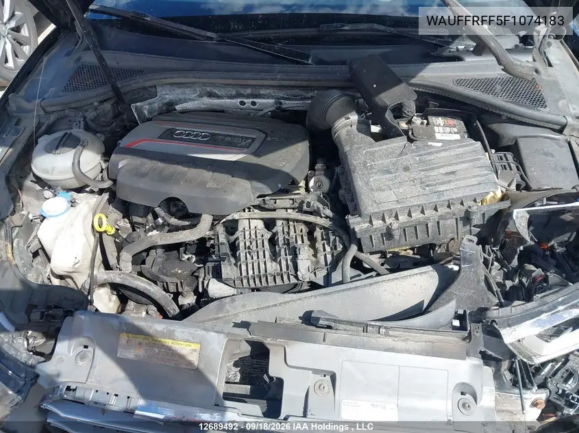 2015 AUDI S3 VIN WAUFFRFF5F1074183 — фото 10