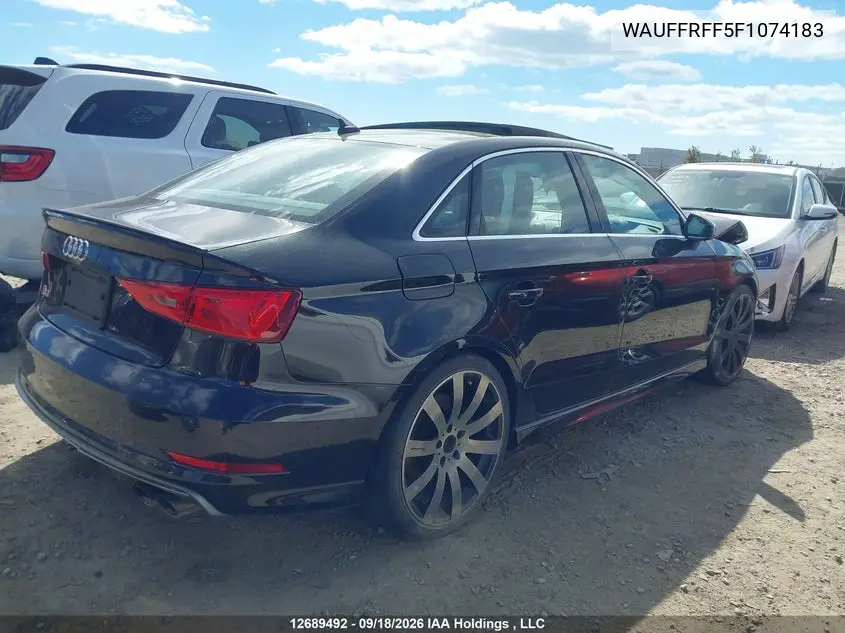 2015 AUDI S3 VIN WAUFFRFF5F1074183 — фото 14