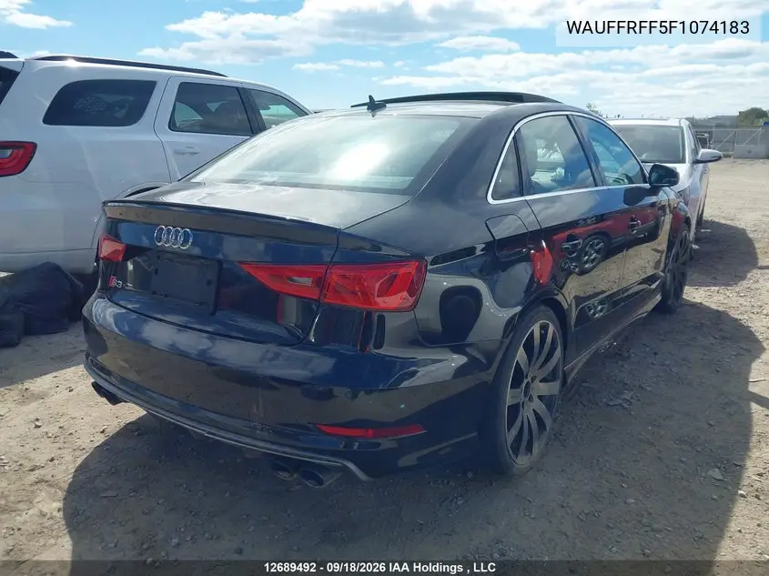 2015 AUDI S3 VIN WAUFFRFF5F1074183 — фото 4