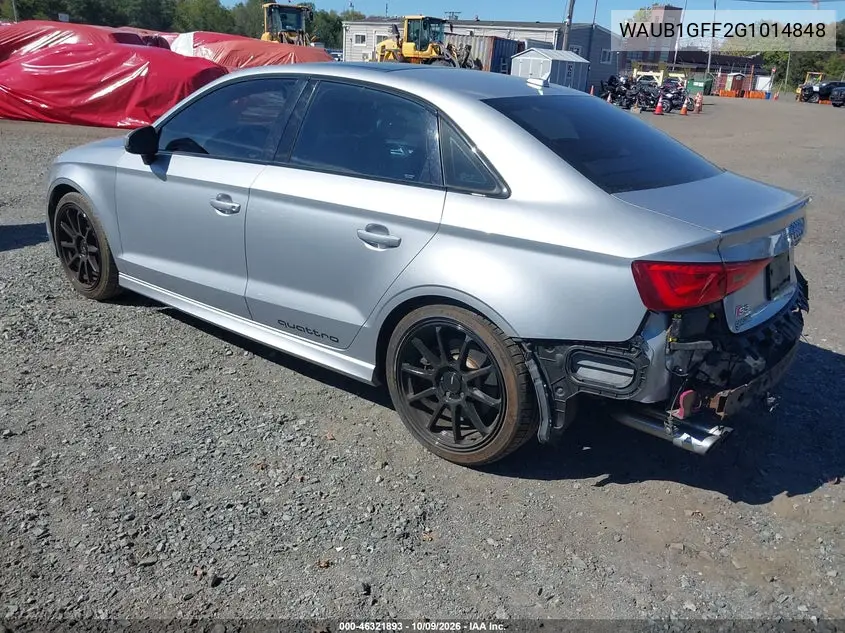 2016 AUDI S3 VIN WAUB1GFF2G1014848 — фото 3