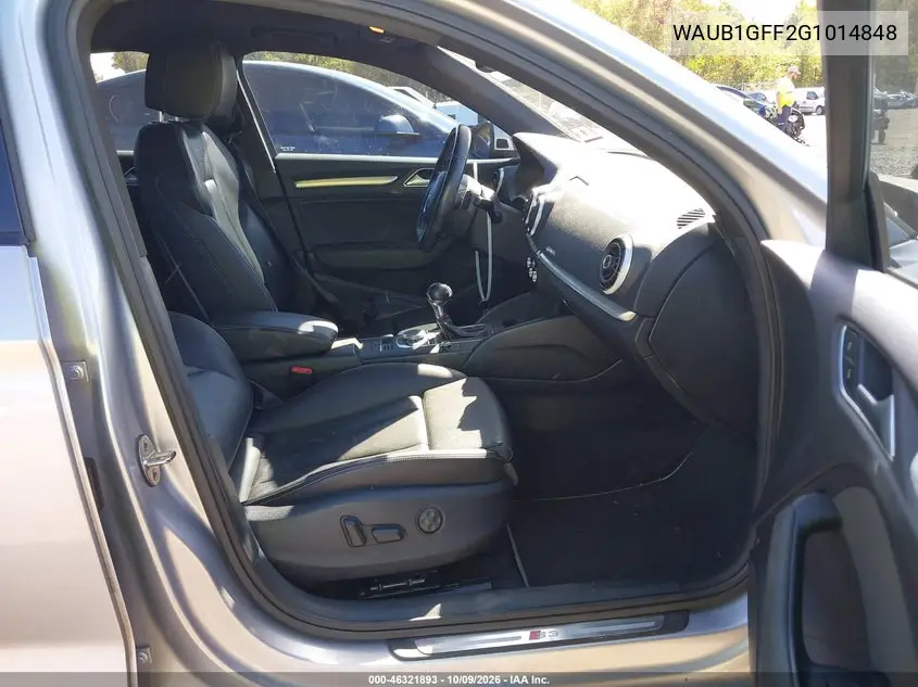 2016 AUDI S3 VIN WAUB1GFF2G1014848 — фото 5