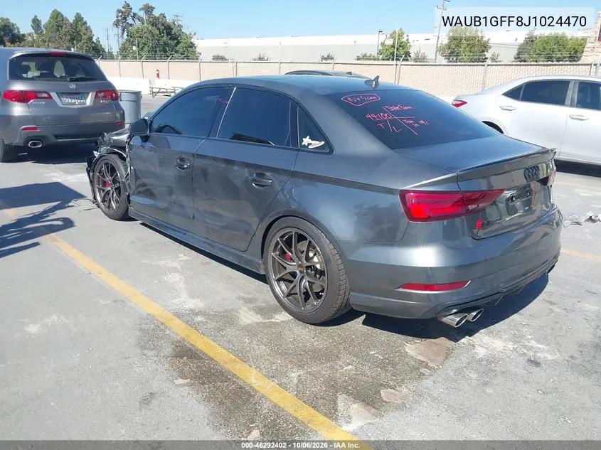 2018 AUDI S3 VIN WAUB1GFF8J1024470 — фото 3