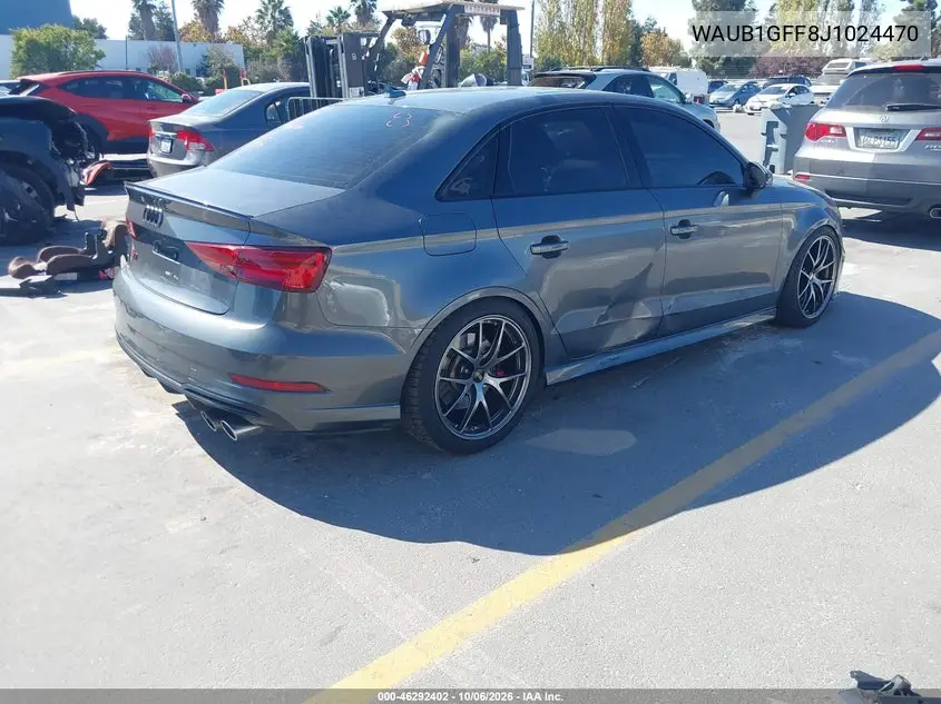 2018 AUDI S3 VIN WAUB1GFF8J1024470 — фото 4