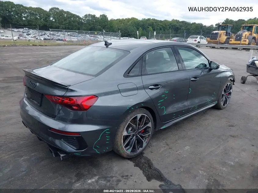 2023 AUDI S3 VIN WAUH3DGY2PA062935 — фото 4