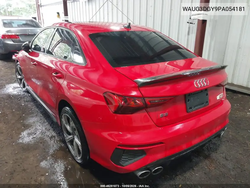 2023 AUDI S3 VIN WAUG3DGY9PA054181 — фото 3