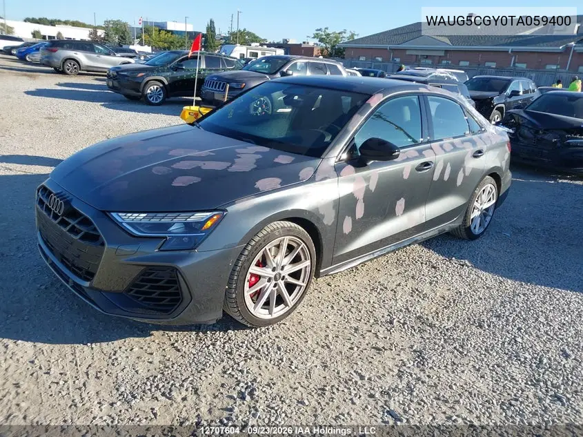 2026 AUDI S3 VIN WAUG5CGY0TA059400 — фото 2
