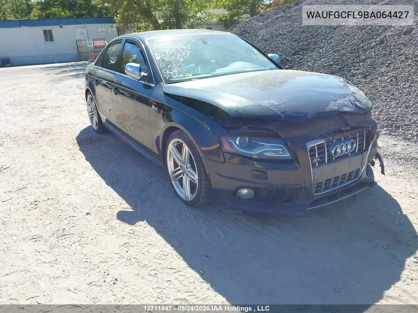 AUDI S4 2011, VIN WAUFGCFL9BA064427