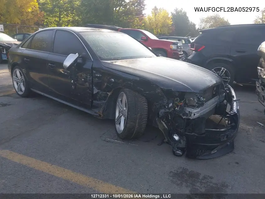 AUDI S4 2011, VIN WAUFGCFL2BA052975