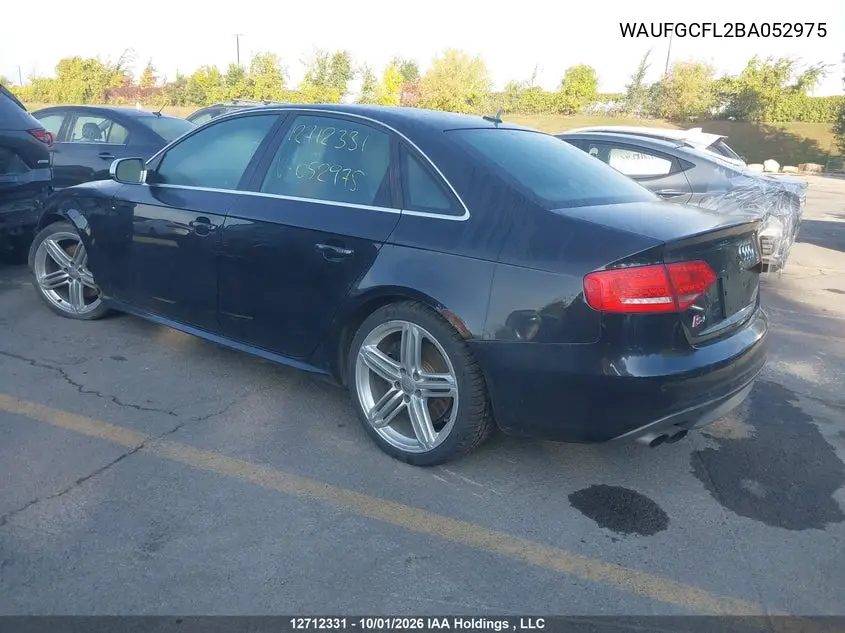2011 AUDI S4 VIN WAUFGCFL2BA052975 — фото 3
