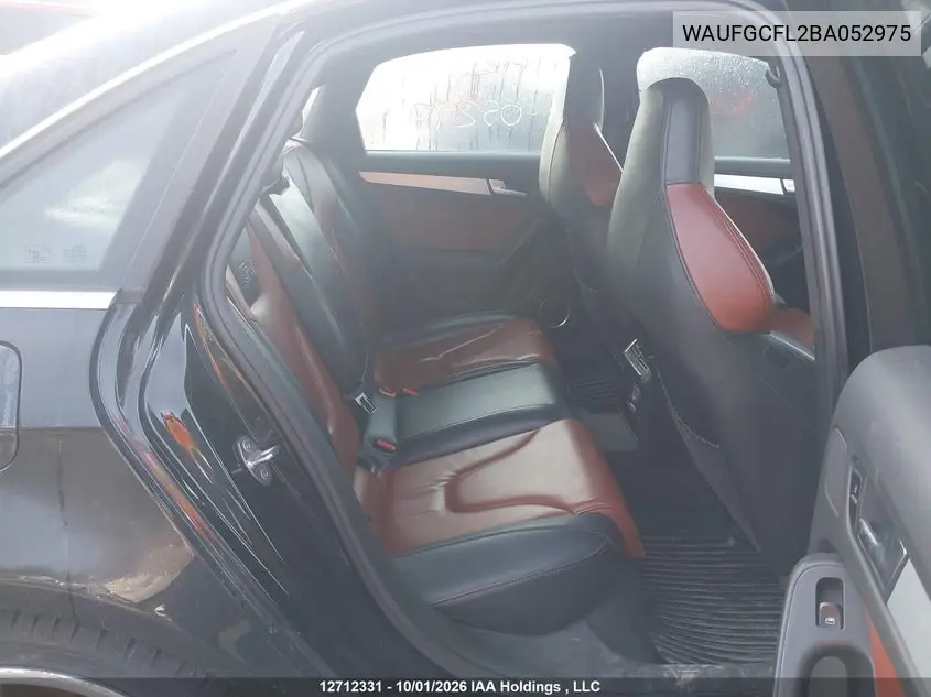 2011 AUDI S4 VIN WAUFGCFL2BA052975 — фото 8