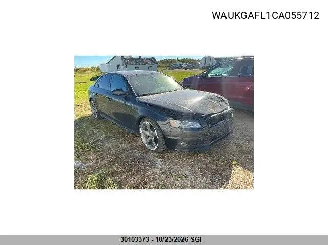 AUDI S4 2012, VIN WAUKGAFL1CA055712