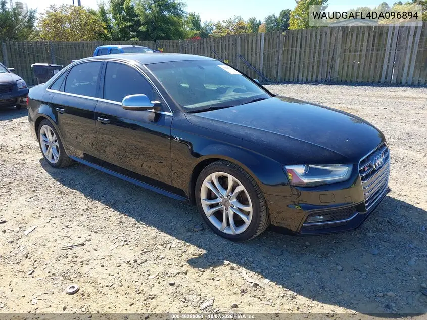 AUDI S4 2013, VIN WAUDGAFL4DA096894