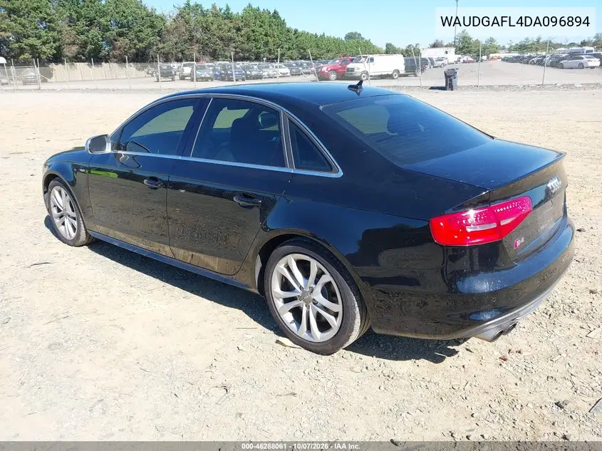 2013 AUDI S4 VIN WAUDGAFL4DA096894 — фото 3