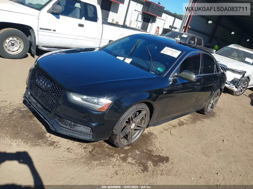2013 AUDI S4 VIN WAUKGAFL5DA083711 — фото 2