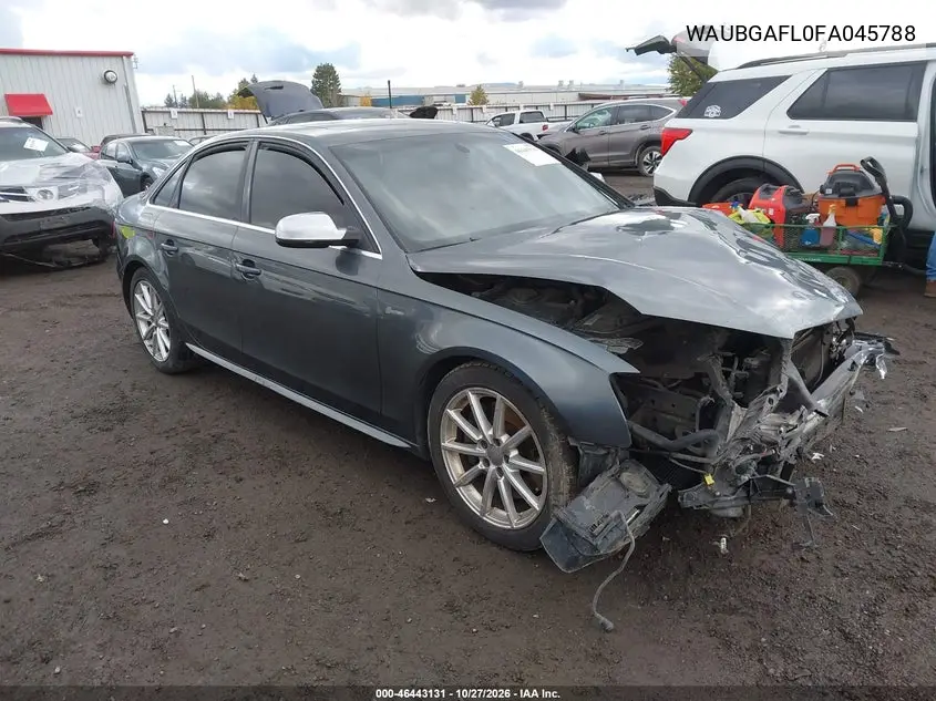 AUDI S4 2015, VIN WAUBGAFL0FA045788
