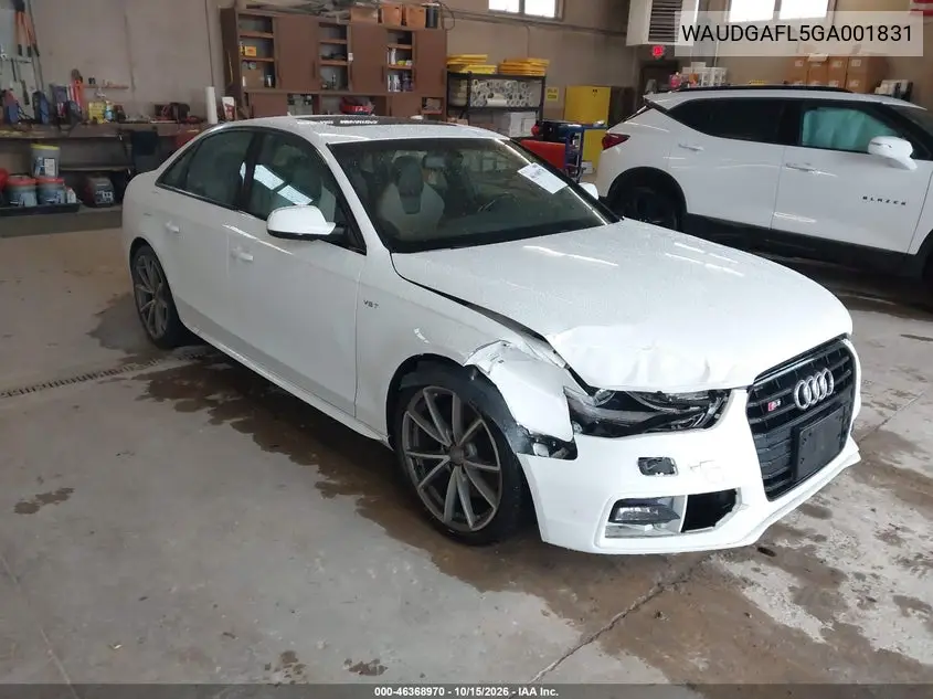 2016 AUDI S4 VIN WAUDGAFL5GA001831 — фото 3
