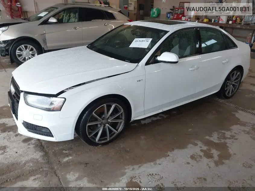 2016 AUDI S4 VIN WAUDGAFL5GA001831 — фото 4