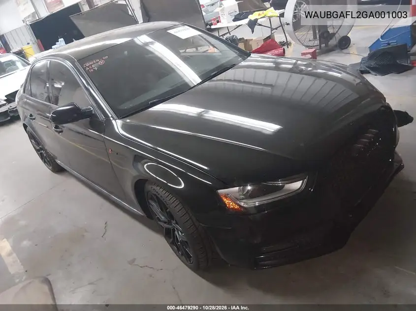 AUDI S4 2016, VIN WAUBGAFL2GA001003