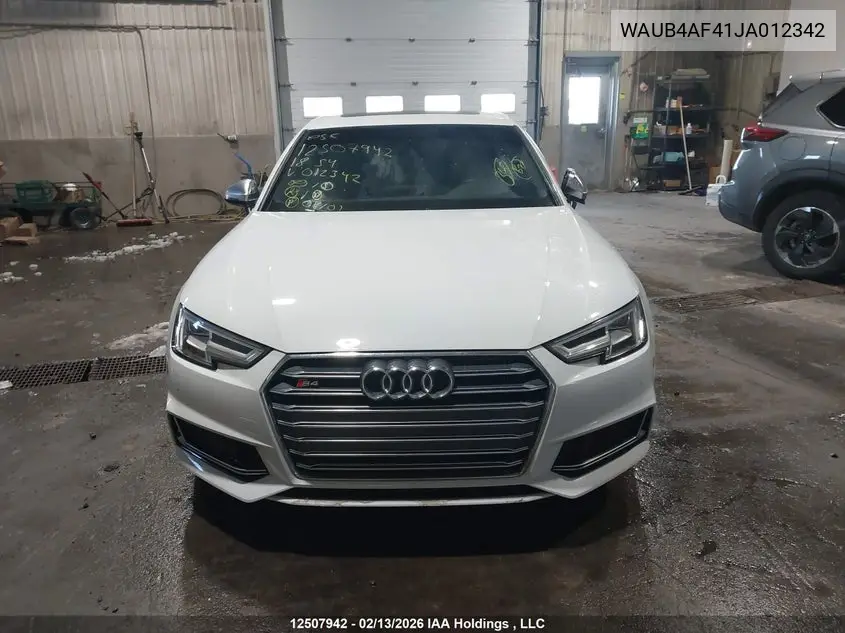 2018 AUDI S4 VIN WAUB4AF41JA012342 — фото 12