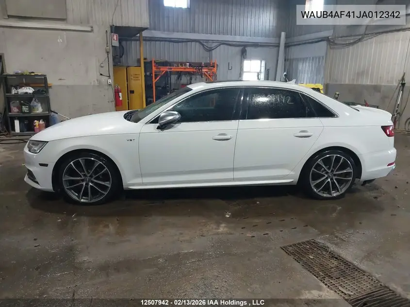 2018 AUDI S4 VIN WAUB4AF41JA012342 — фото 14