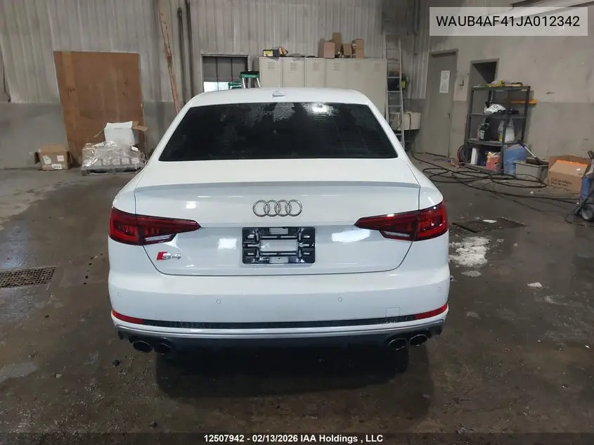 2018 AUDI S4 VIN WAUB4AF41JA012342 — фото 15