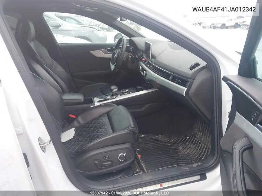 2018 AUDI S4 VIN WAUB4AF41JA012342 — фото 5
