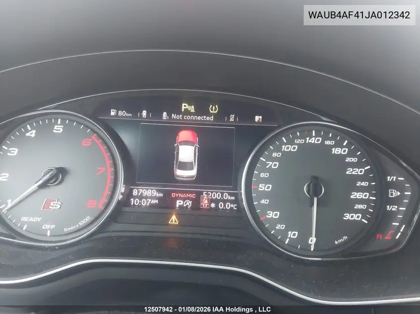 2018 AUDI S4 VIN WAUB4AF41JA012342 — фото 7