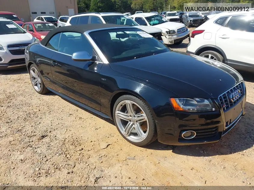 AUDI S5 2011, VIN WAUCGAFH0BN009912