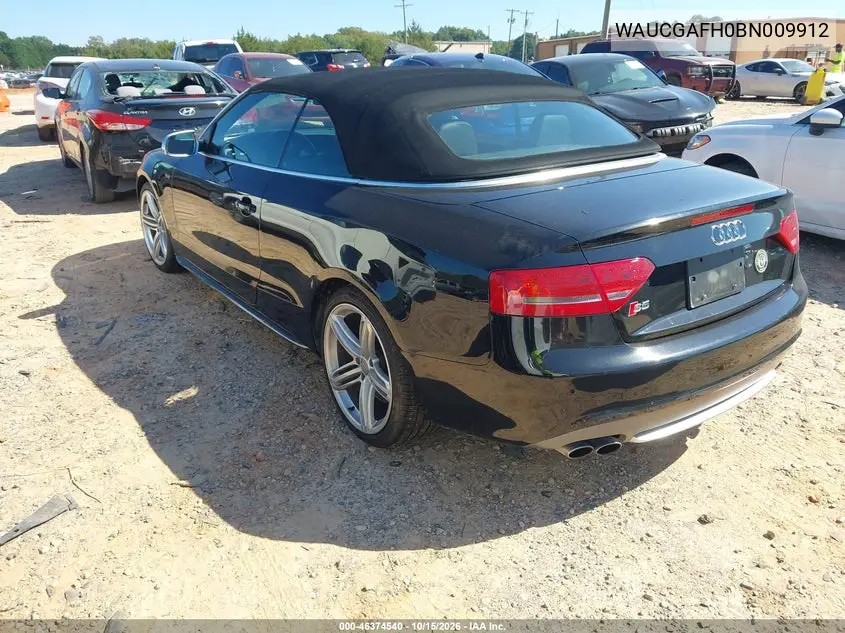 2011 AUDI S5 VIN WAUCGAFH0BN009912 — фото 3