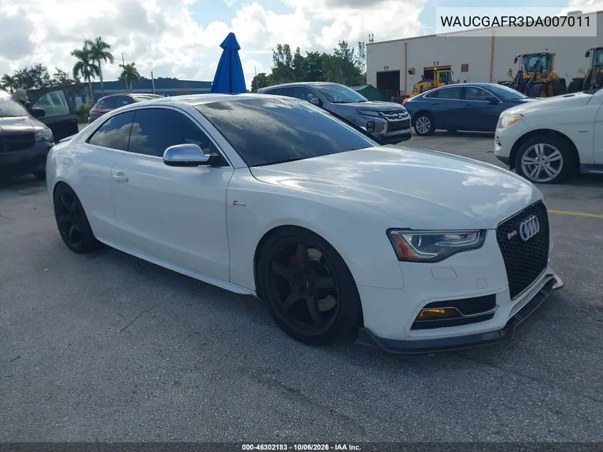 AUDI S5 2013, VIN WAUCGAFR3DA007011