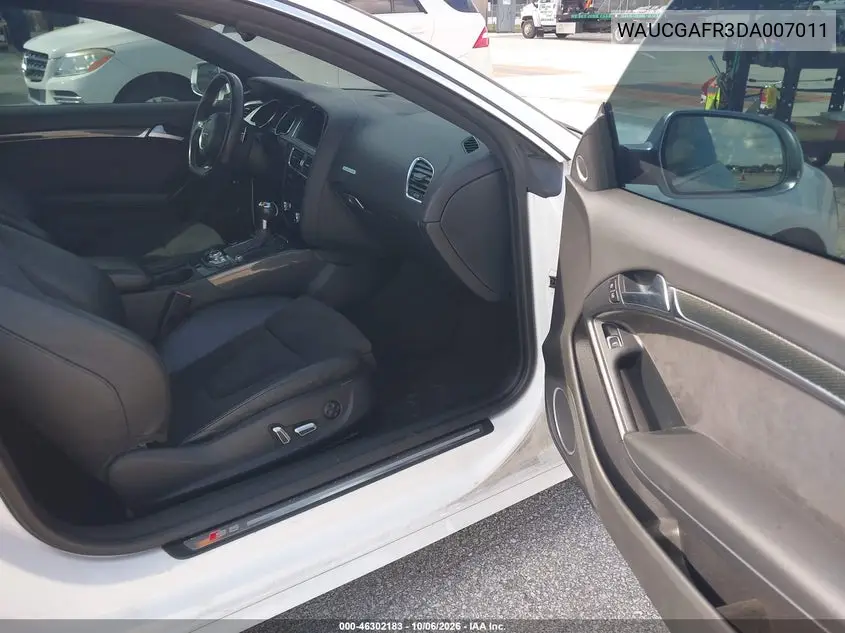 2013 AUDI S5 VIN WAUCGAFR3DA007011 — фото 5