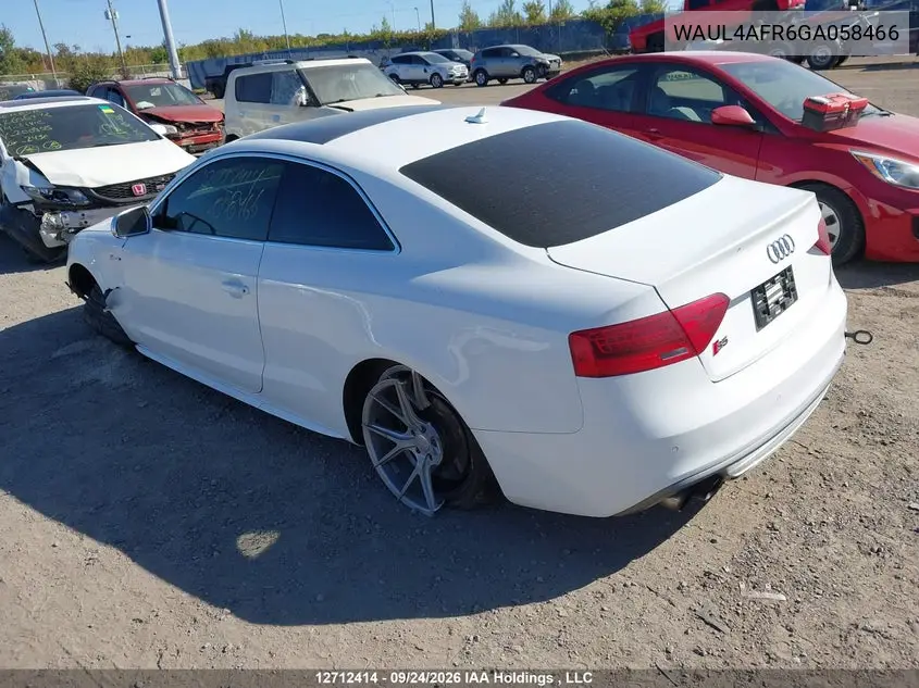 2016 AUDI S5 VIN WAUL4AFR6GA058466 — фото 3
