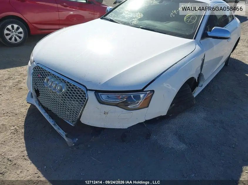 2016 AUDI S5 VIN WAUL4AFR6GA058466 — фото 6