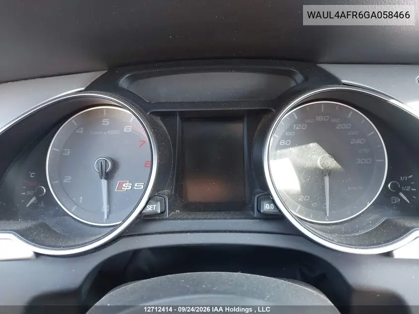 2016 AUDI S5 VIN WAUL4AFR6GA058466 — фото 7