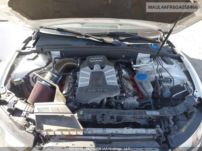 2016 AUDI S5 VIN WAUL4AFR6GA058466 — фото 9